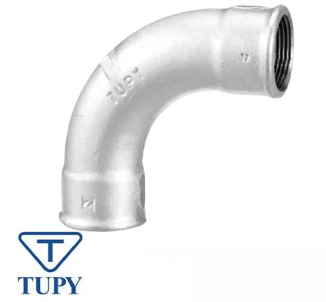 خم زانو دنده ای گالوانیزه توپی (TUPY) برزیل خم زانو 2 - دنده ای گالوانیزه توپی (TUPY) - Image 1