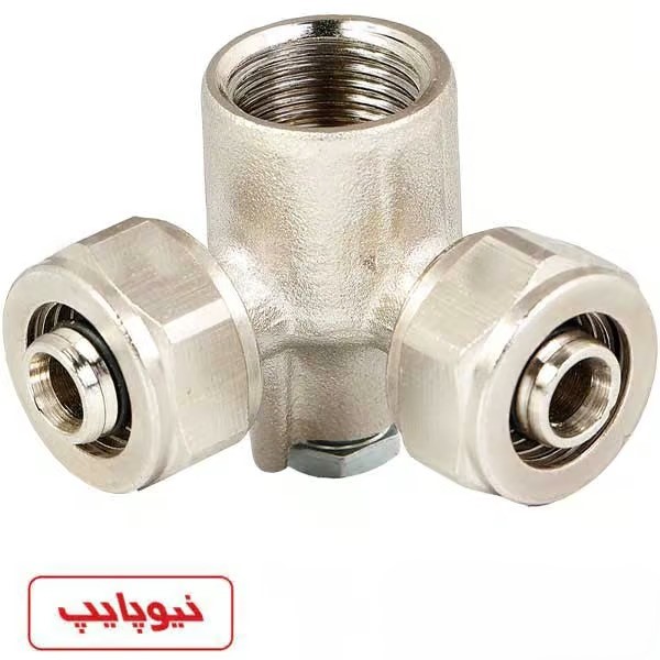 سه راهی 90 دیواری کوپلی نیوپایپ سه راهی 90 دیواری کوپلی نیوپایپ - Image 1