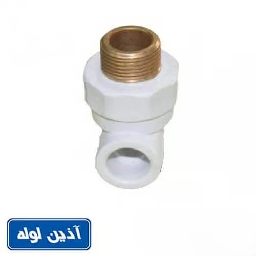 زانو یکسر مغزی فلزی آذین زانو یک سر مغزی فلزی پلی پروپیلن آذین - Image 1