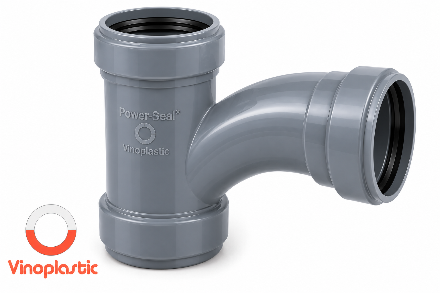 سه راه خم بلند 87.5 وینوپلاستیک سه راه خم بلند °87/5 Power-Seal وینوپلاست - Image 1